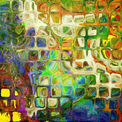 Art abstract rainbow tiles pattern background